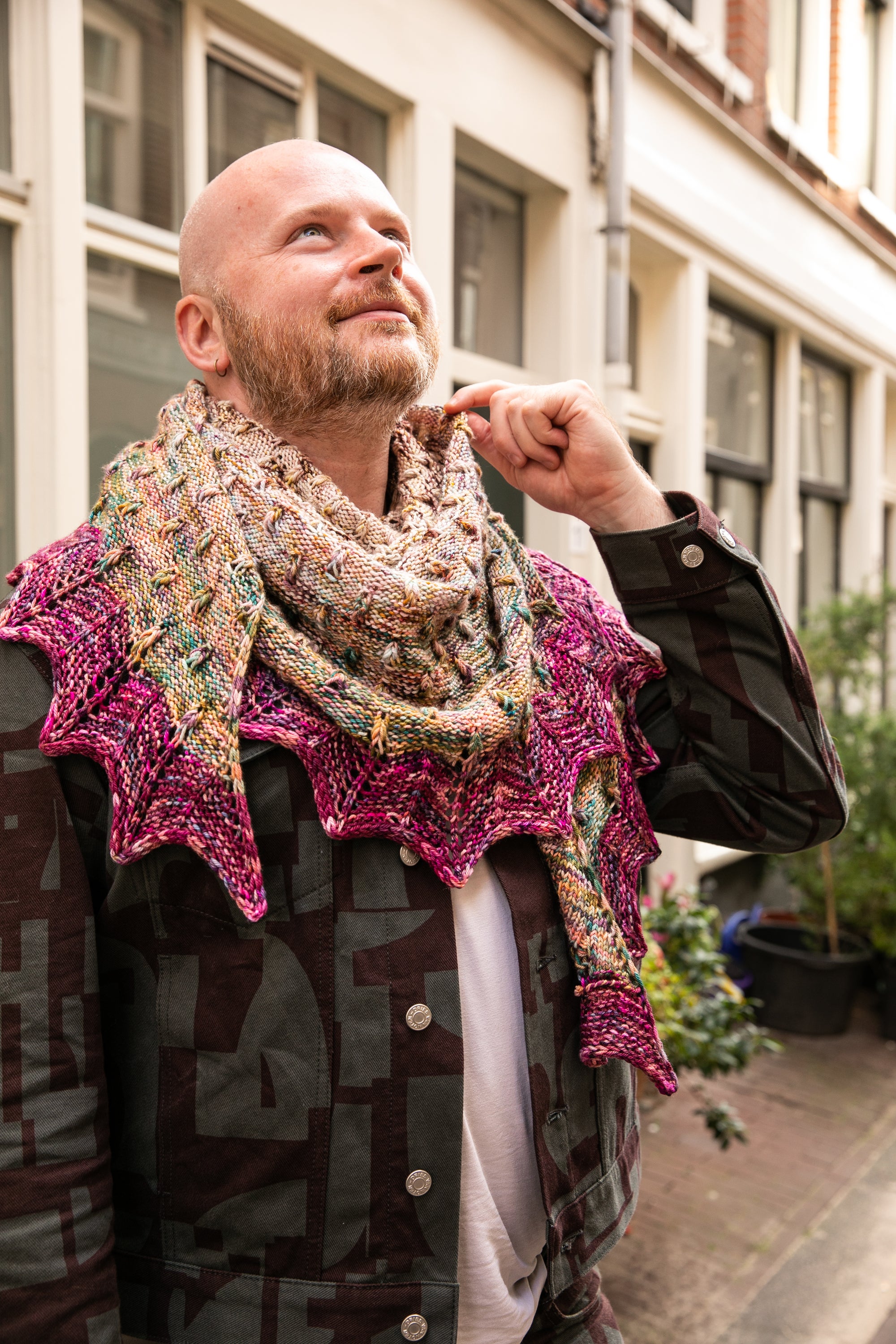 Dancing Droplet Shawl