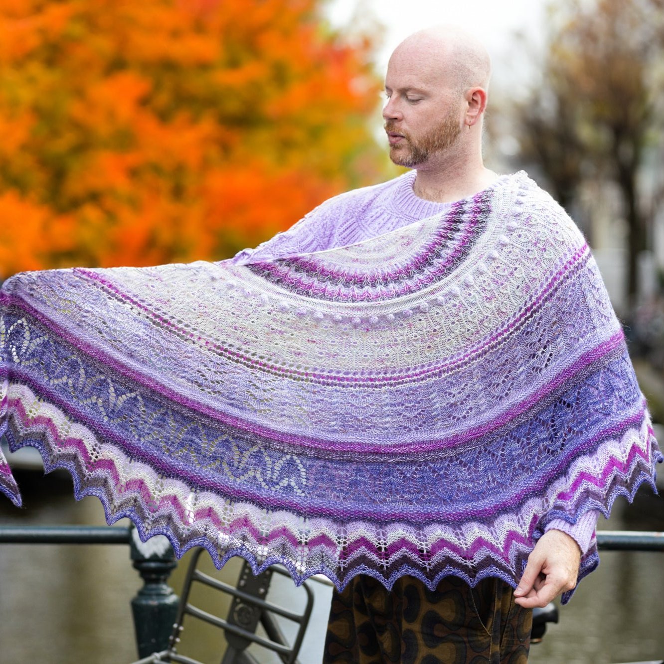 Glowhair Frost Shawl - Westknits