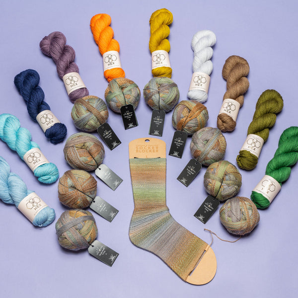 新年値下【crinklecrinklecrinkle】wool mix cami SSAL 2026 - Chameleonic Socks - Westknits