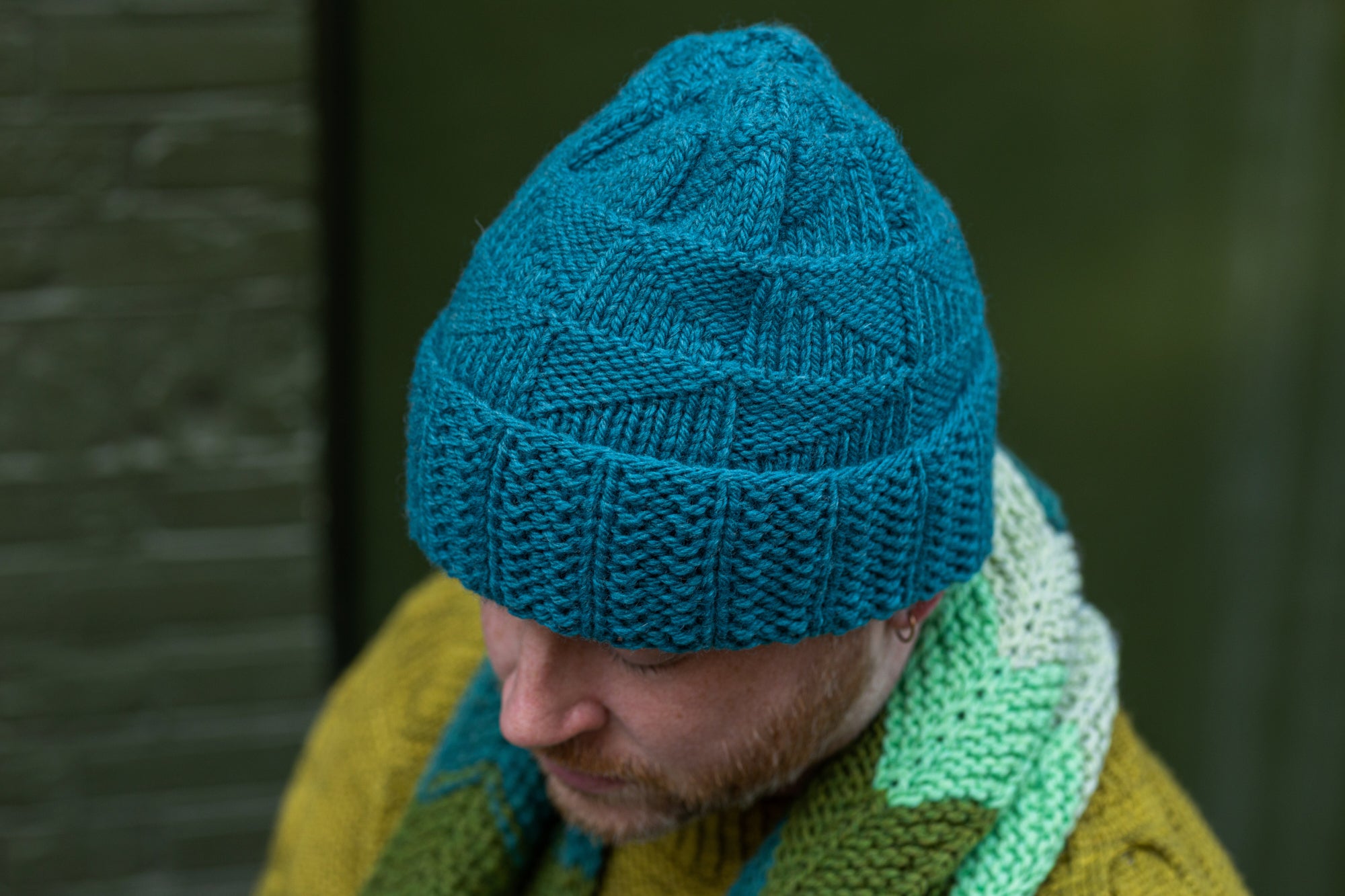 Triangle Point Hat Tilting Triangles Hat - Westknits