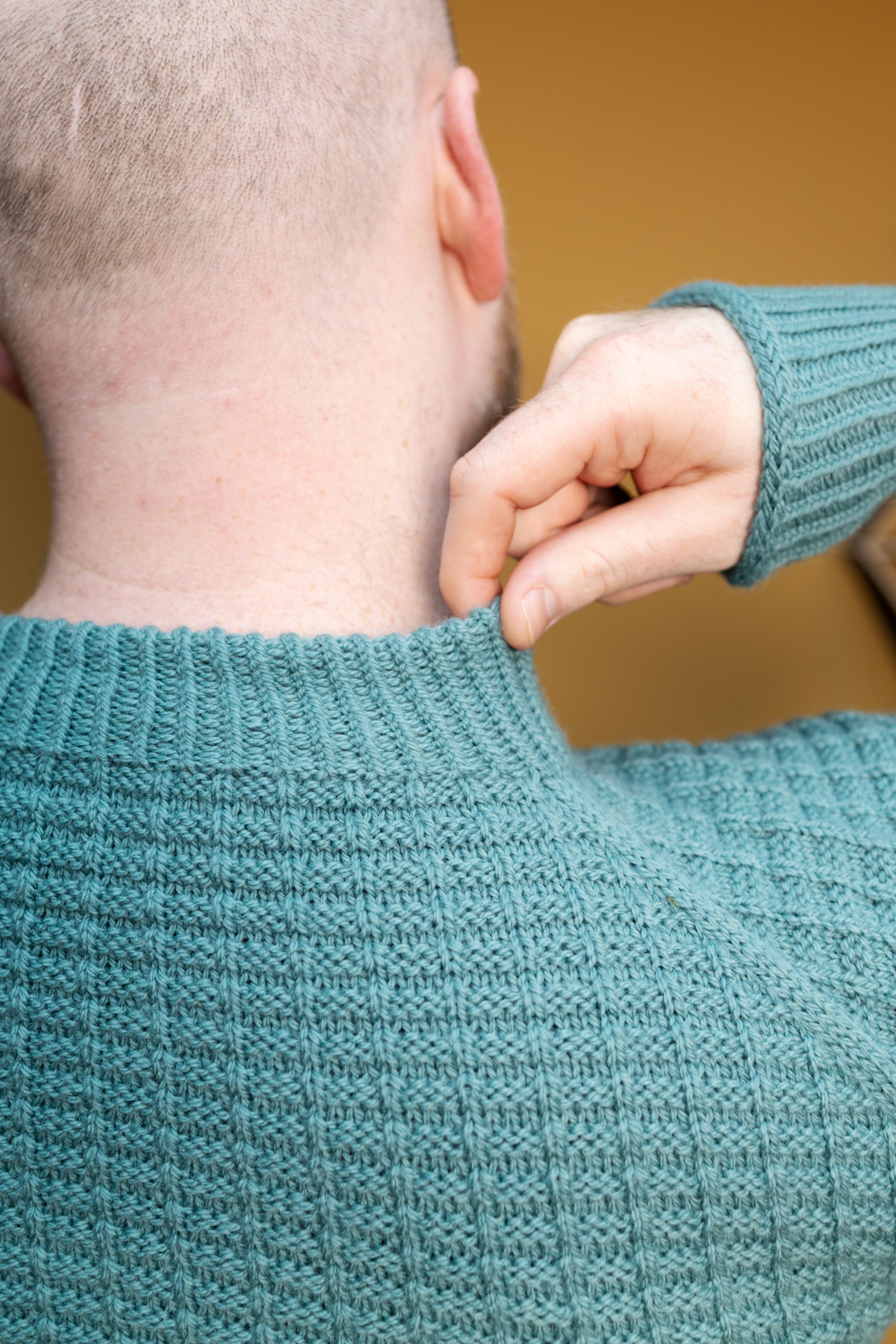 •WEST• waffle knit hooded cardigan main image 1