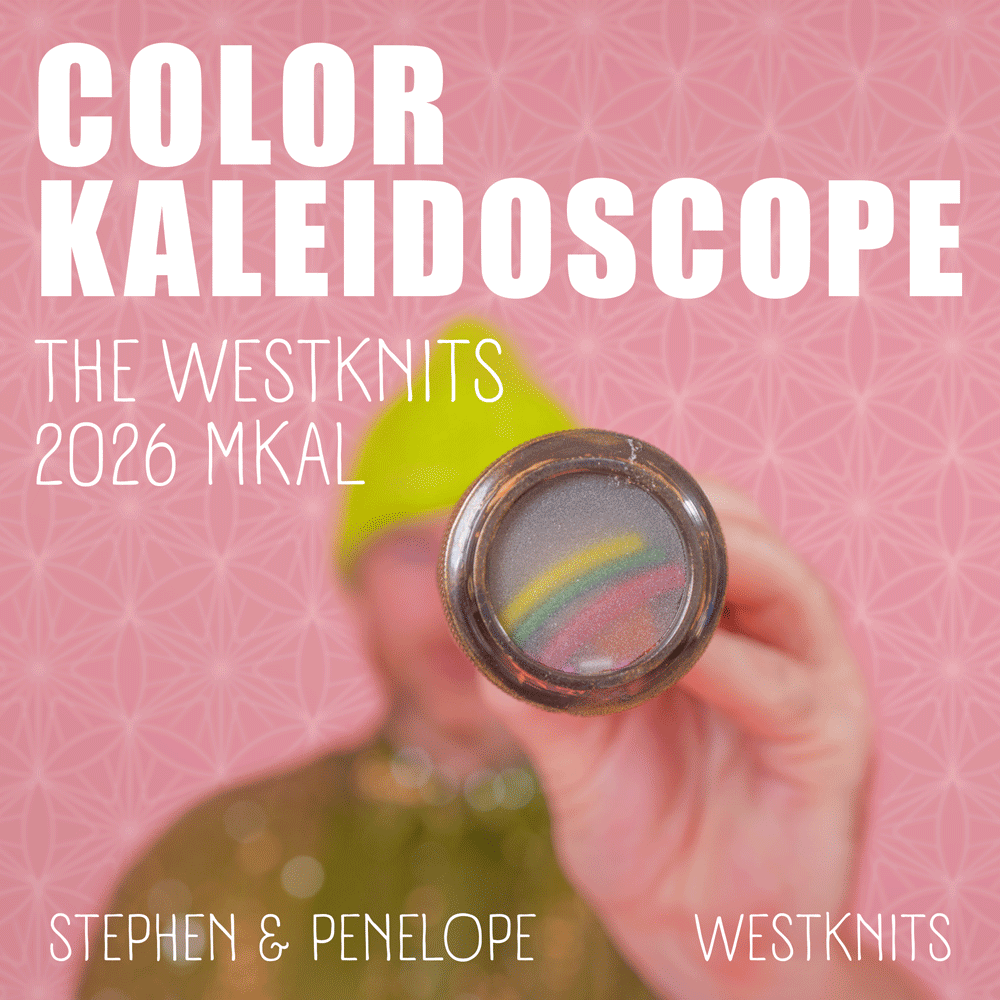 Color Kaleidoscope Axel Venn デザイン 色彩 MKAL 2026 - Color Kaleidoscope Shawl - Westknits