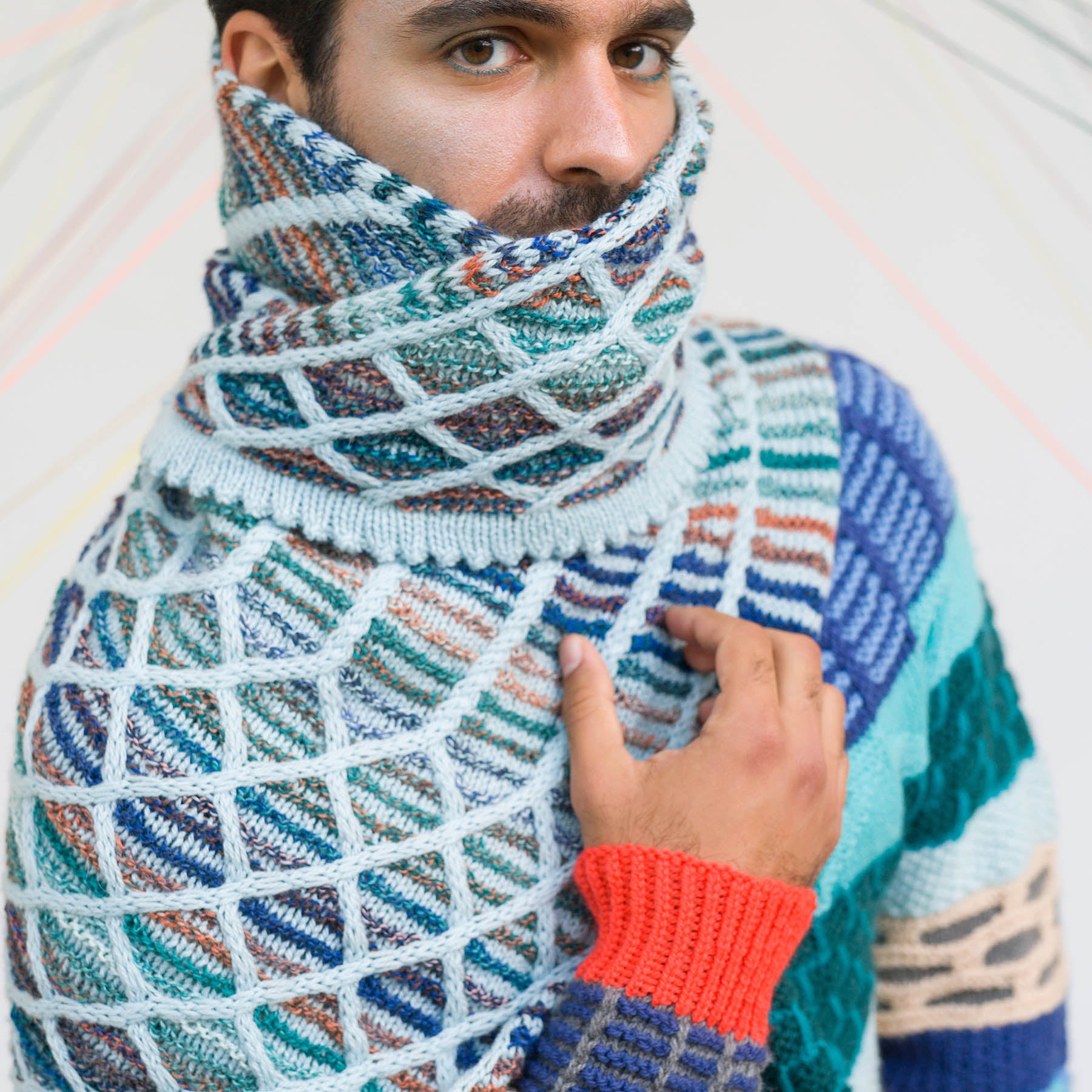 Spiraling Cables Triangle - Westknits
