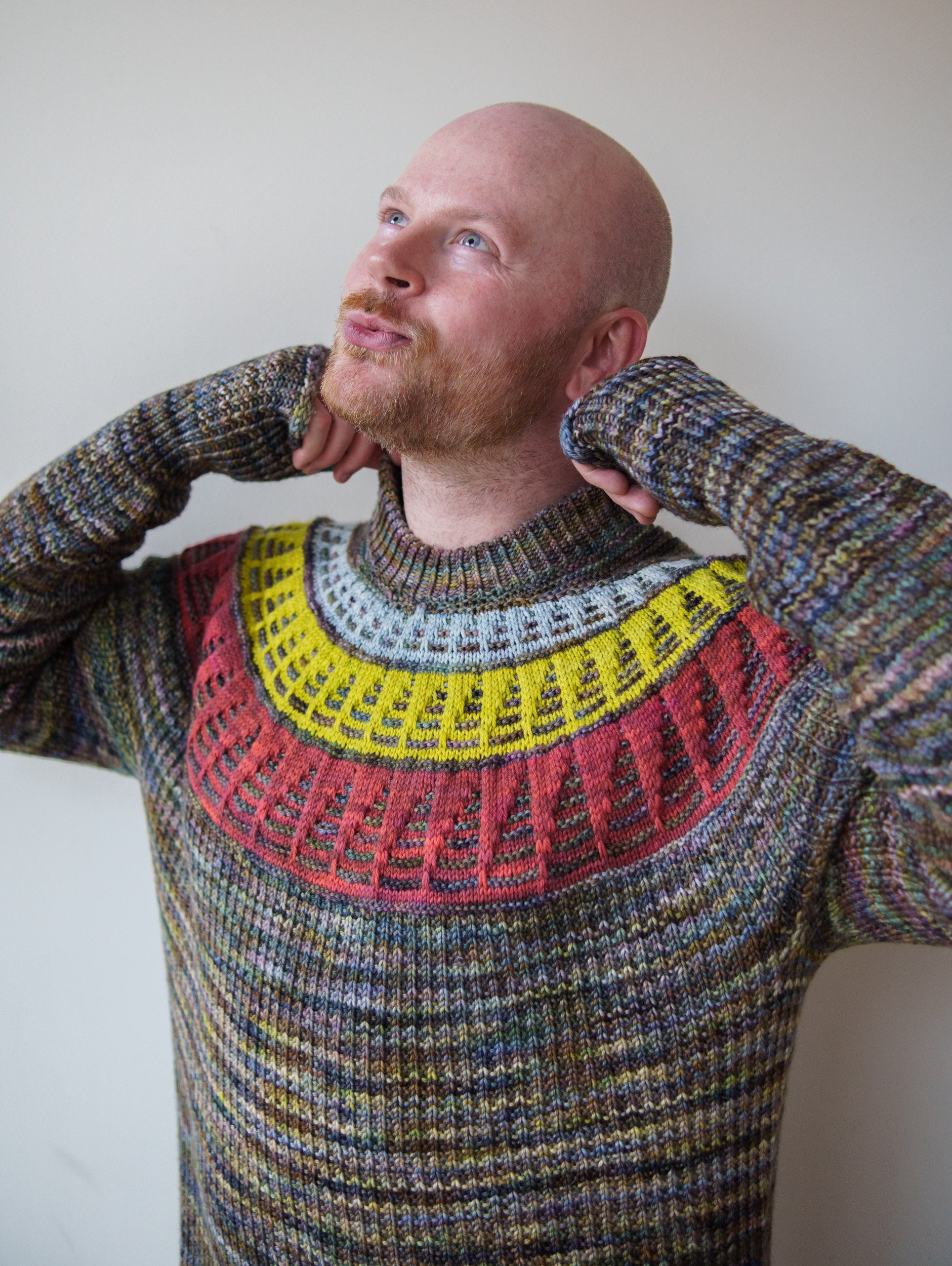 Painting Triangles Sweater