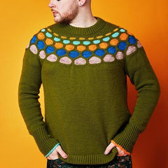 buddix ★ Honeycomb Knit SS Shirt / XL Painting_Honeycombs_Sweater_1_