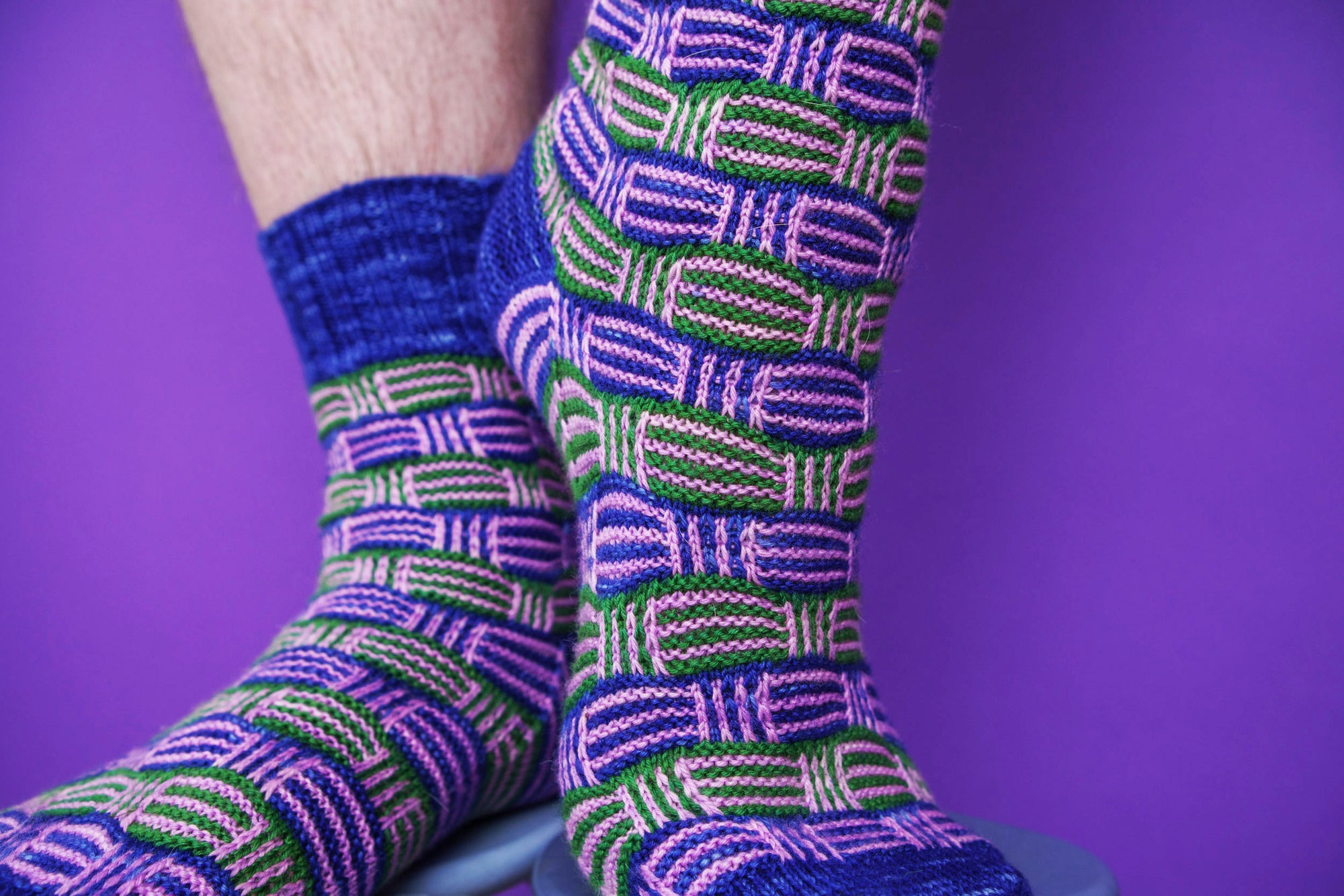 Striped Tiles Socks