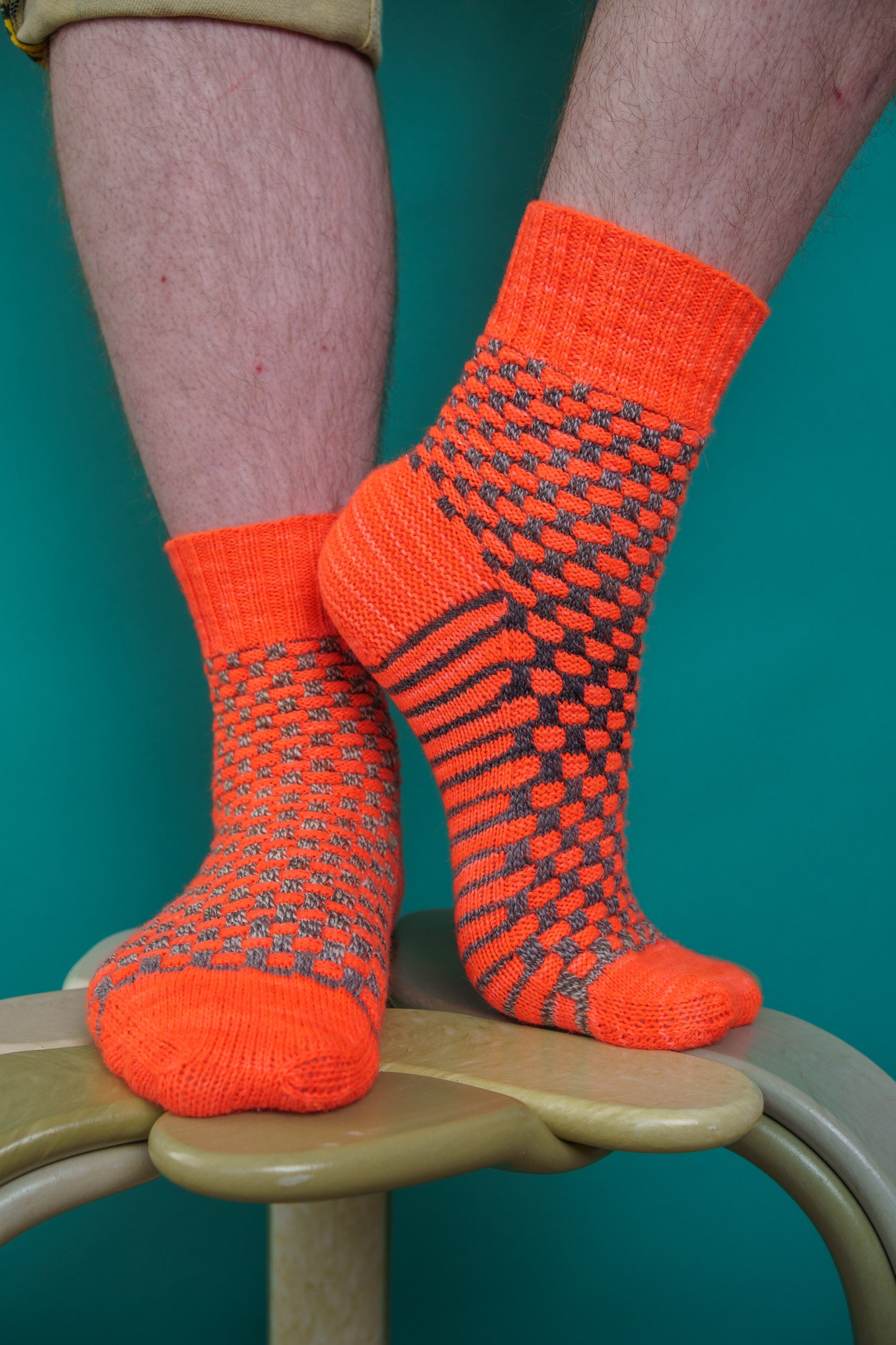 Woven Checks Socks